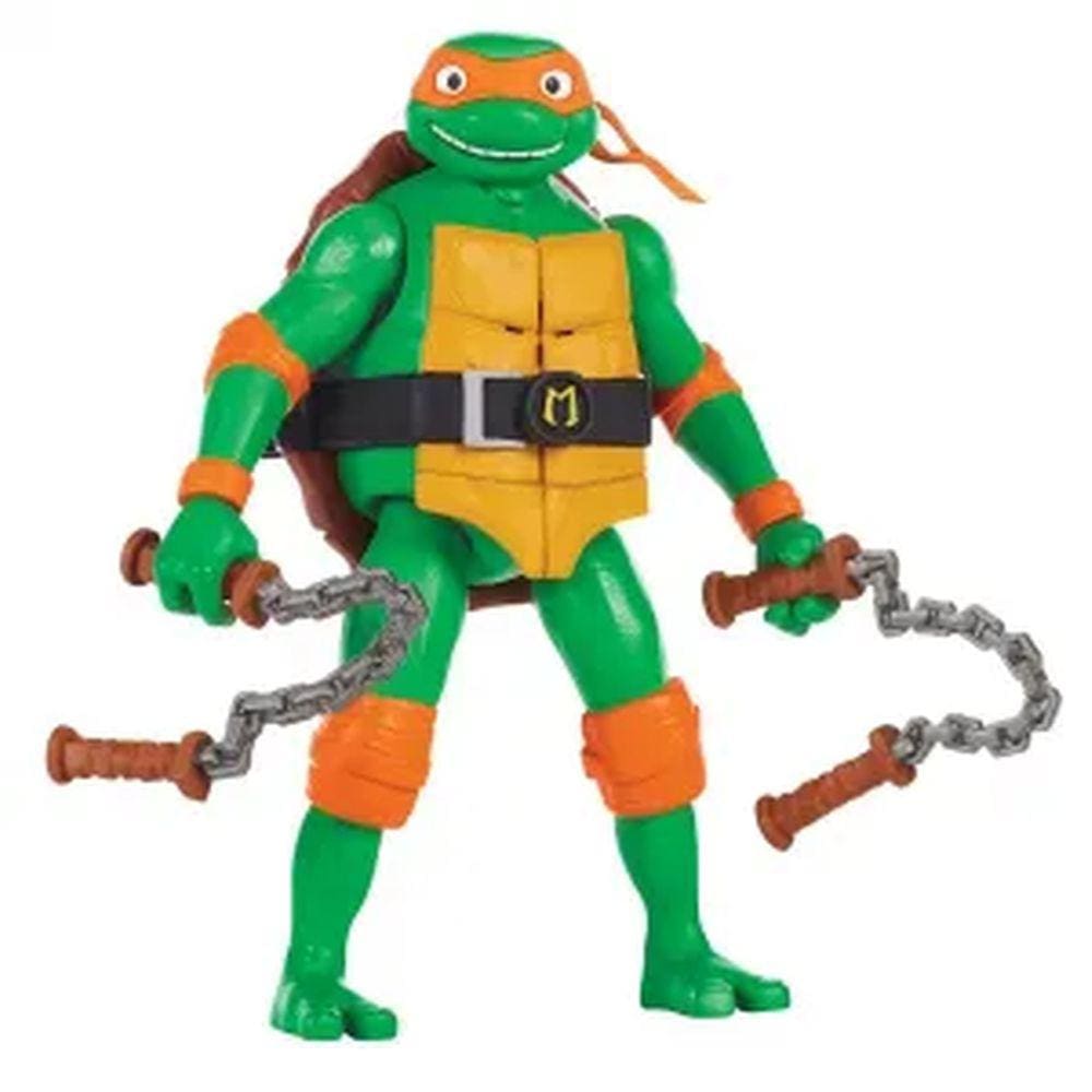 Figura Michelangelo Tartarugas Ninja Caos Mutante Com Som