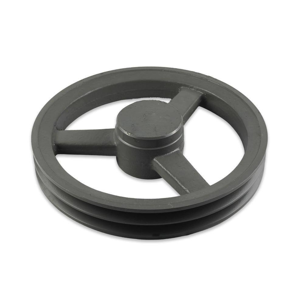 Polia Ferro Fundido Pra Correia Em V 220Mm 2 Canais Perfil B