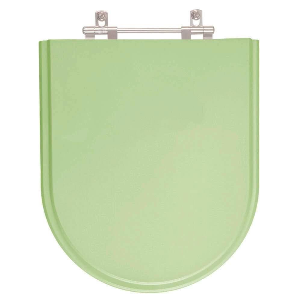 Assento Sanitário Poliéster Jasmim Verde Claro para vaso Fiori