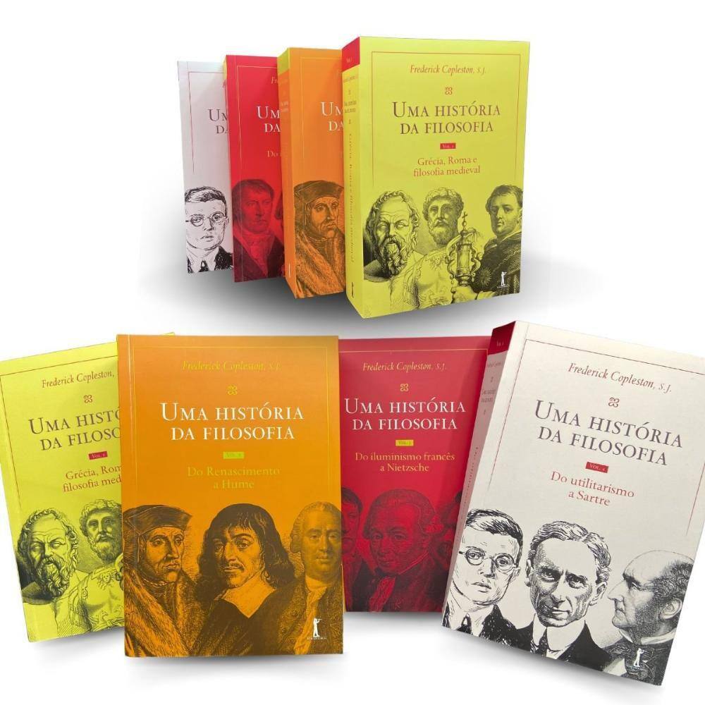 KIT Frederick Copleston: Uma História da Filosofia (4 vols.)