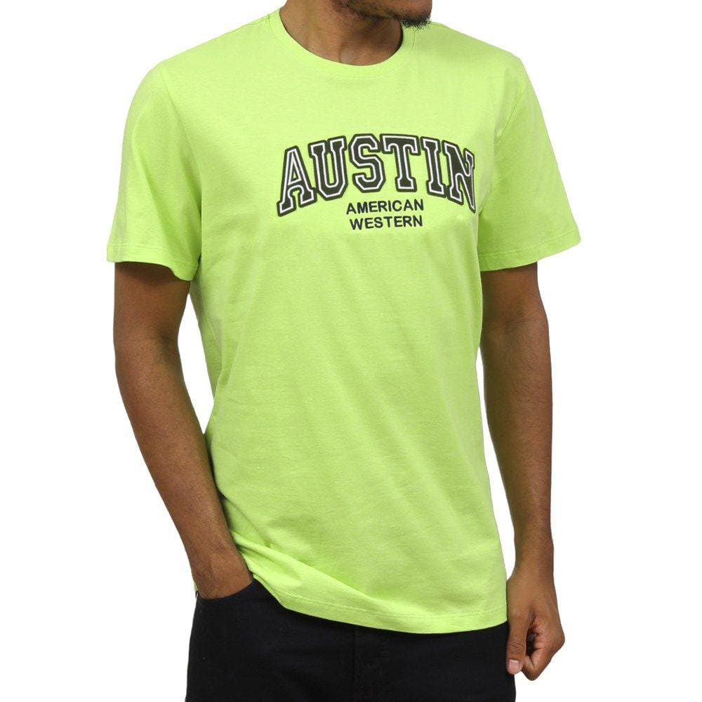 Camiseta Masculina Verde Austin Western 33637