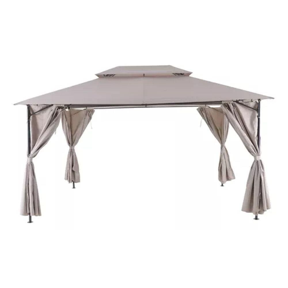 Gazebo Tenda Toldo Impermeável Com Cortinas 4x3m - Lisboa