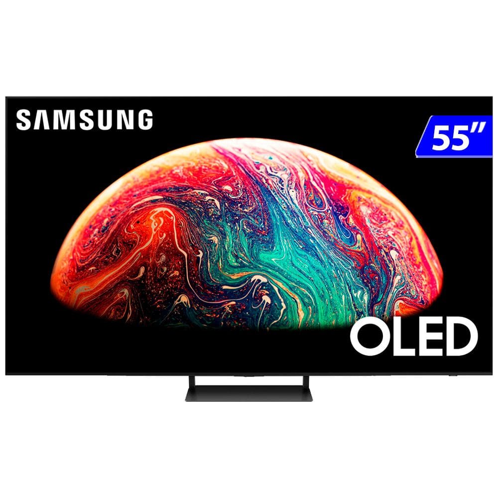 Smart TV Samsung OLED 55 Polegadas 4K Wi-Fi Tizen HDR10+ Gaming QN55S90CAGXZD