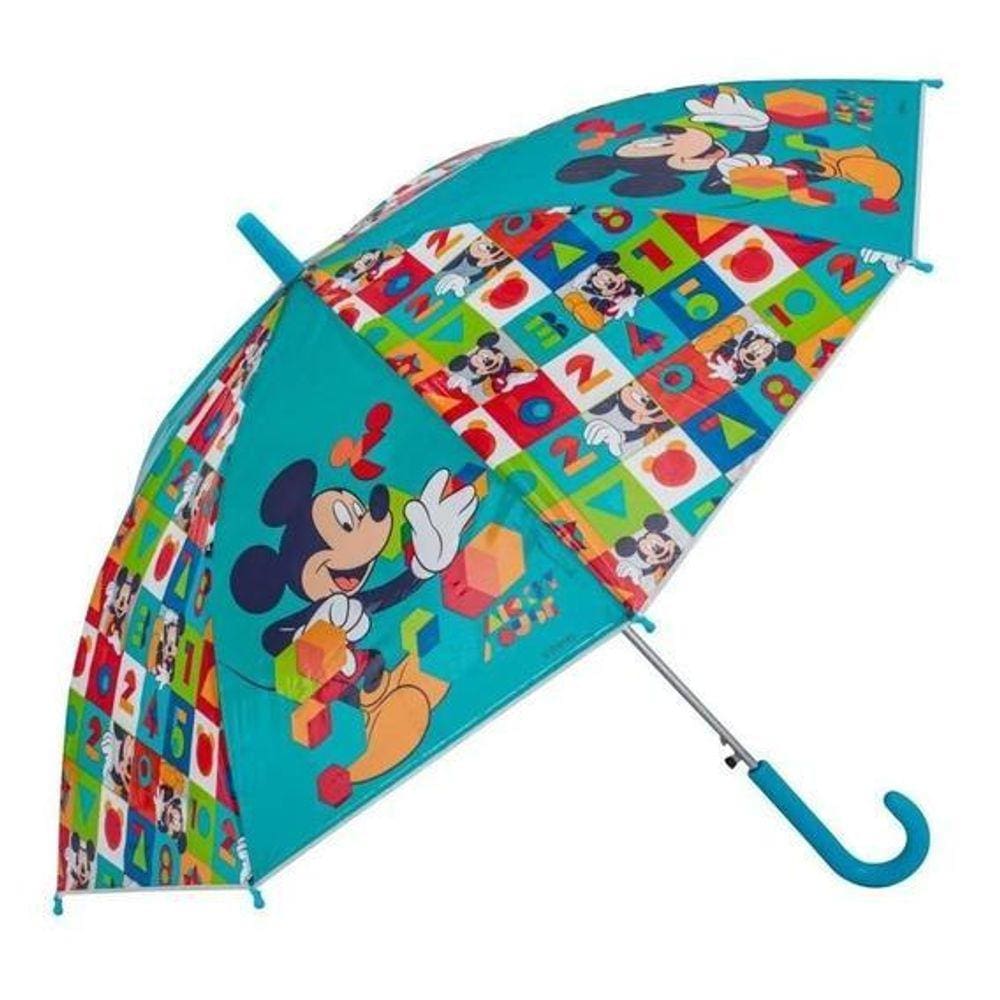 Guarda Chuva Infantil Mickey Mouse Disney Club House 48Cm