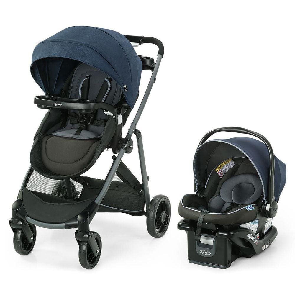 Carrinho de Passeio Graco Travel System Element LX Azul