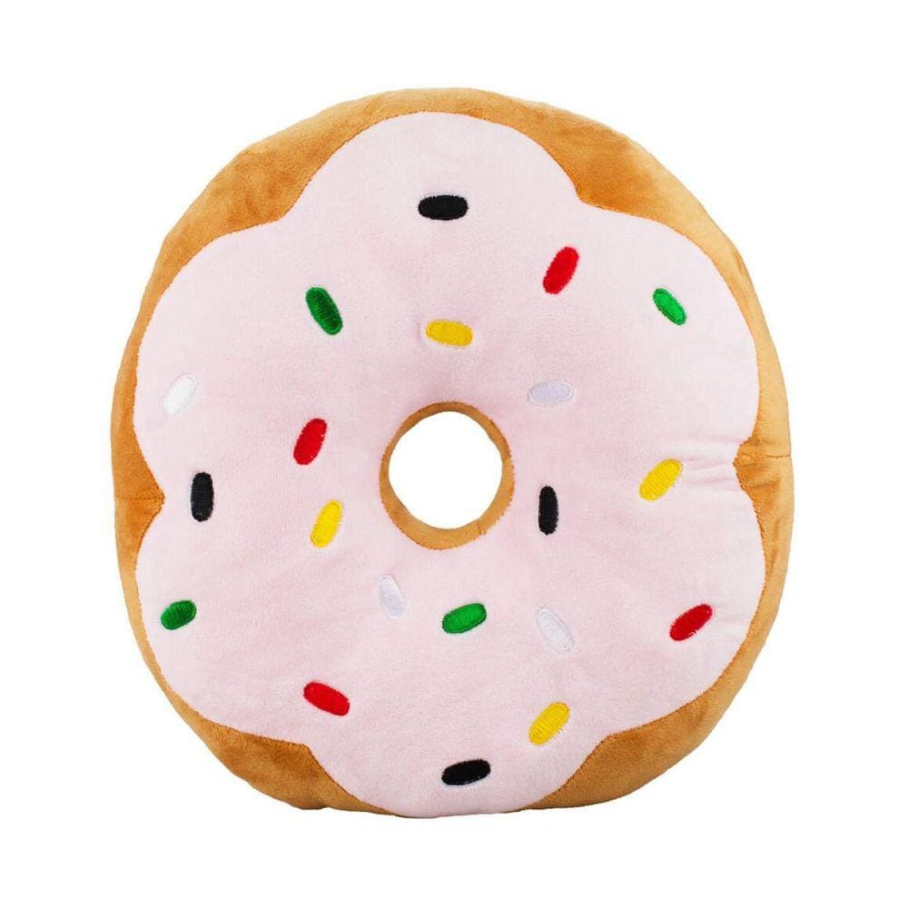 Almofada Rosquinha Sabor Morango 33Cm - Pelúcia