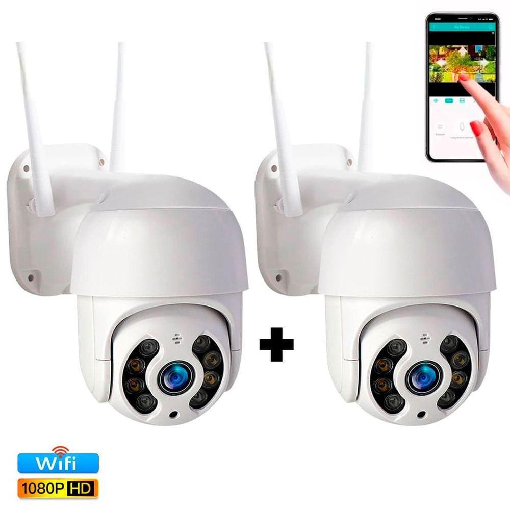Kit 2 Câmeras Segurança Externa Wi-Fi |