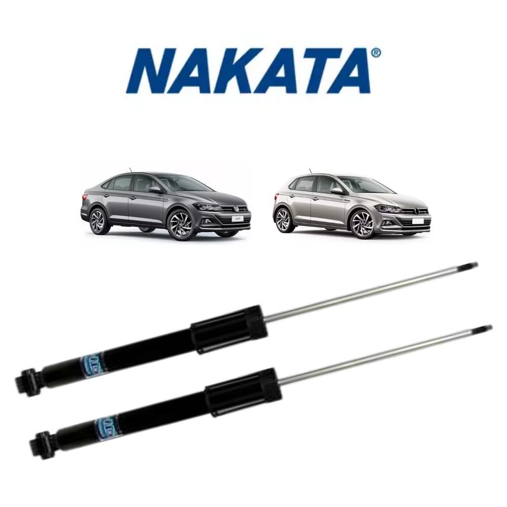 Par Amortecedor Nakata Traseiro Volkswagen Virtus 2018 A 2020