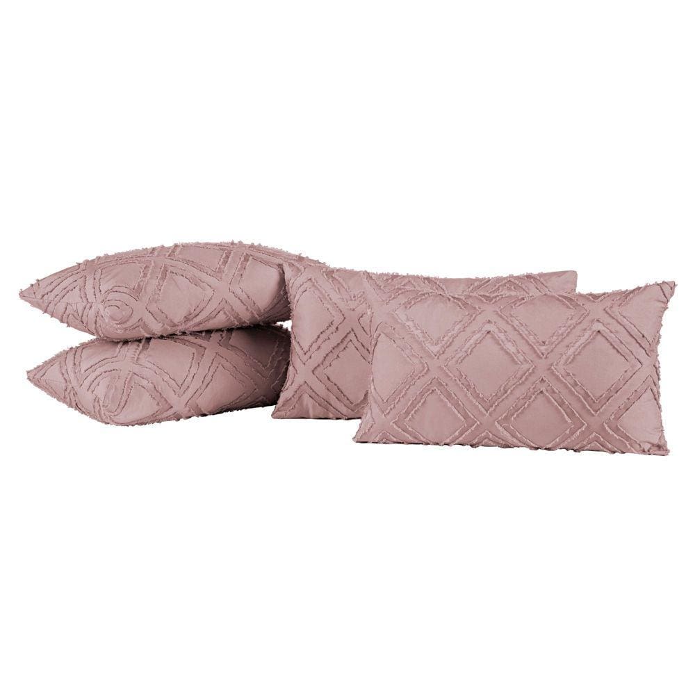 Kit 04 Almofadas Cheias Aveline 60cm x 30cm - Rose