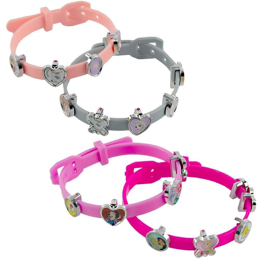 Kit Pulseira Infantil Frozen e Princesa - 29 Peças