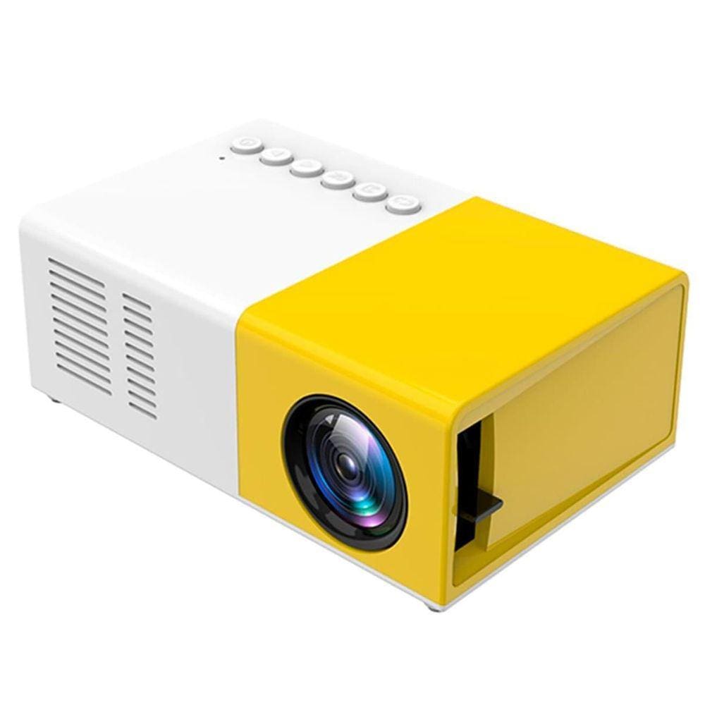 Mini Projetor Portátil LED Full HD HDMI 320x240 400-600lm