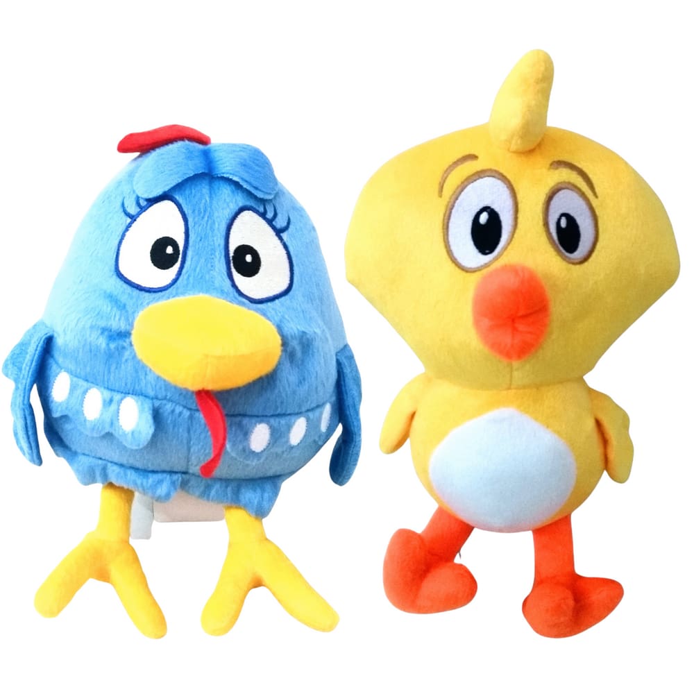 Pelúcias Galinha Pintadinha e Pintinho - 02 Personagens