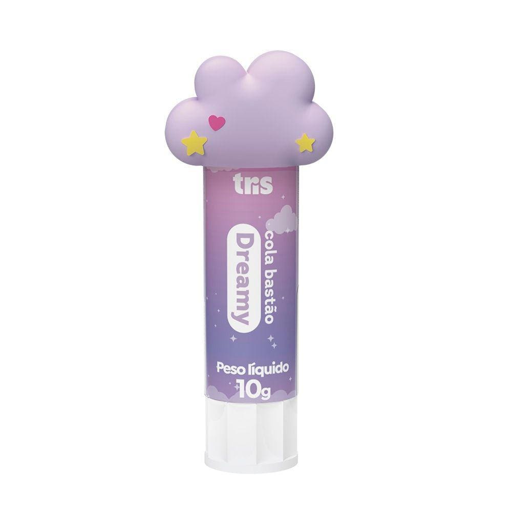 Cola Bastão Escolar Transparente Holic Dreamy 10g Tris | Fofa | DIvertida | Colorida | Tie Dye | Rainbow