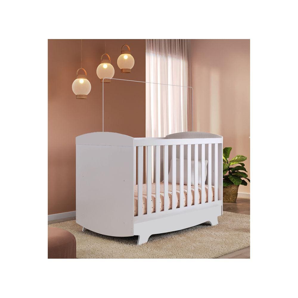 Berço Retro Americano Moveis Peroba Cris mini cama MDF