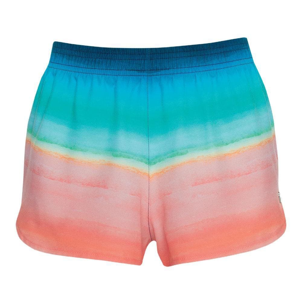 Shorts Curto She Elastano Estampa Sunset Degadé