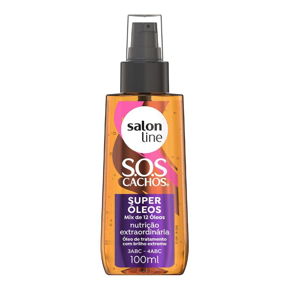 Óleo Capilar Salon Line SOS Super óleos 100ml