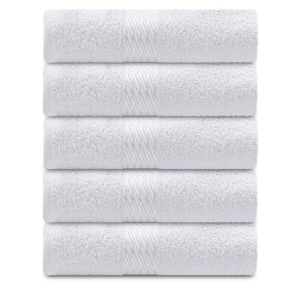 Kit 5 Toalhas Rosto Para Salão de Beleza Spa Hotel Manicure Academia 50x80cm Dohler - Emcompre