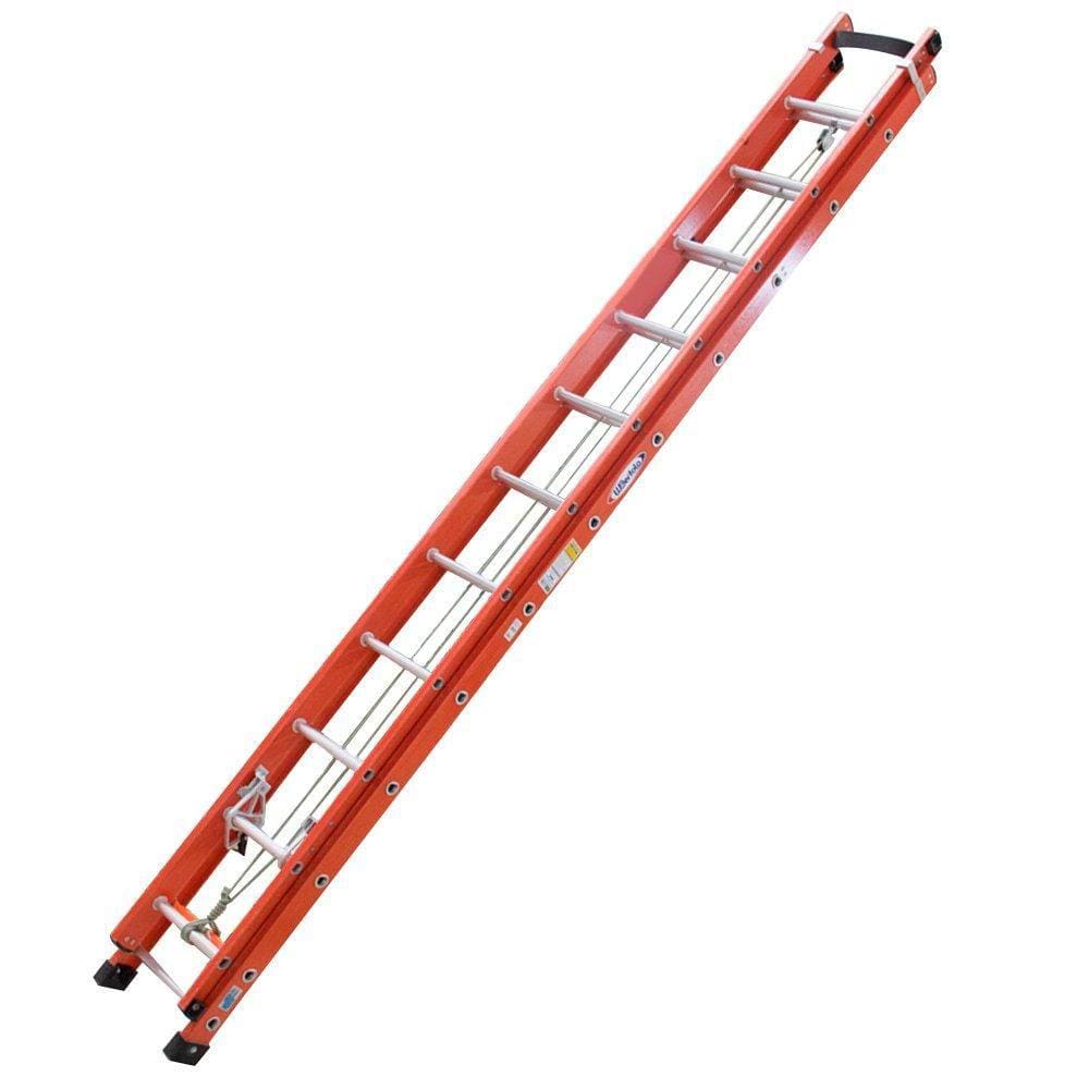 Escada Extensiva 19 Degraus tipo D e Fibra Vazada 3,60 x 6,0
