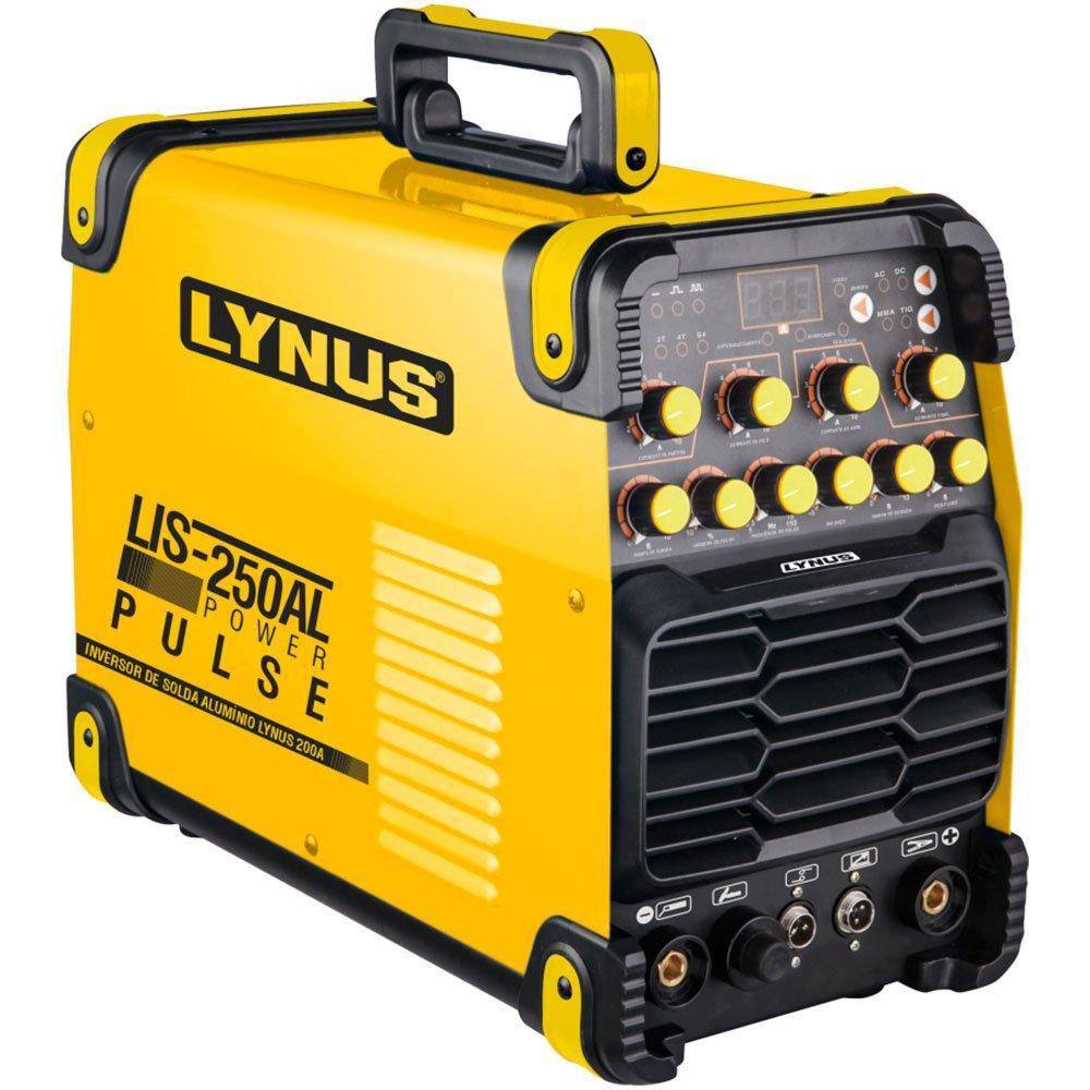 Máquina de Solda 200A TIG/Alumínio Lis-250AL Pulse 220V