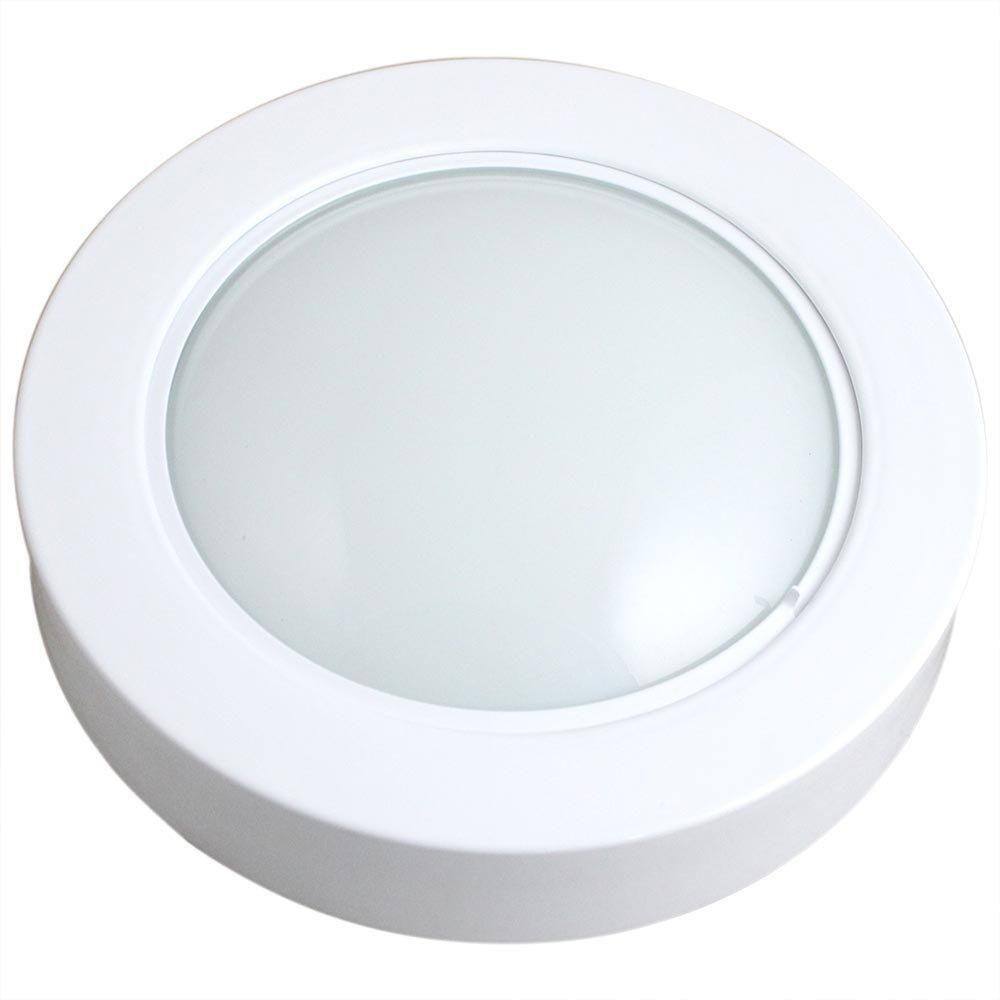 Luminária Circular de Sobrepor com 46 Leds Brancas 6500k