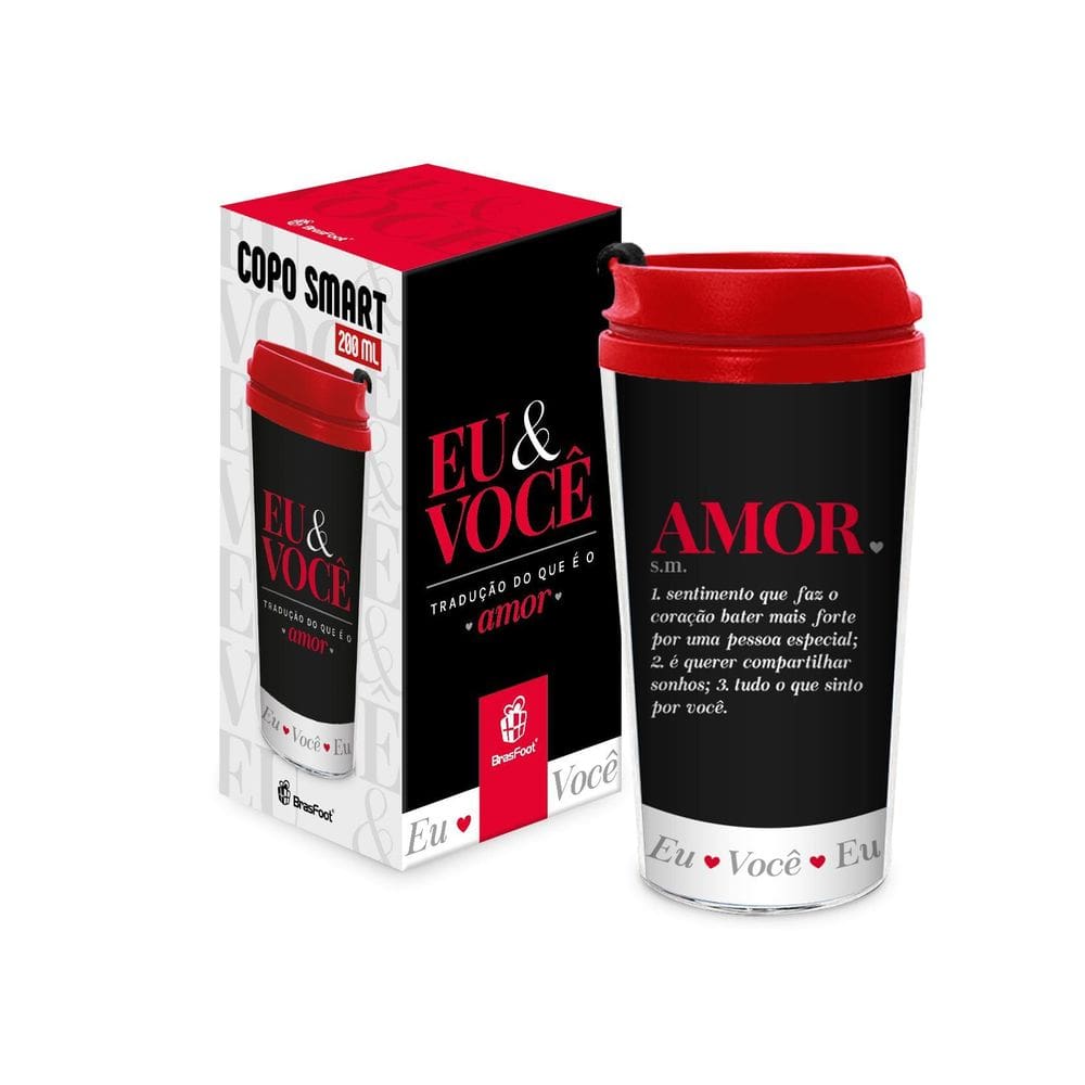Copo Smart - Eu & Você 200ml | Estampa Fofa | Resistente
