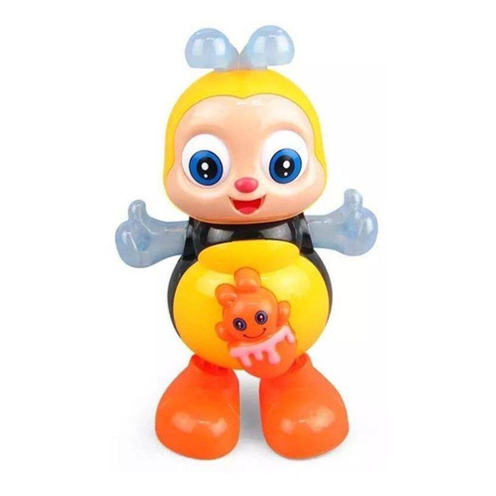 Abelha Feliz Dançarina Musical Infantil - Amarelo