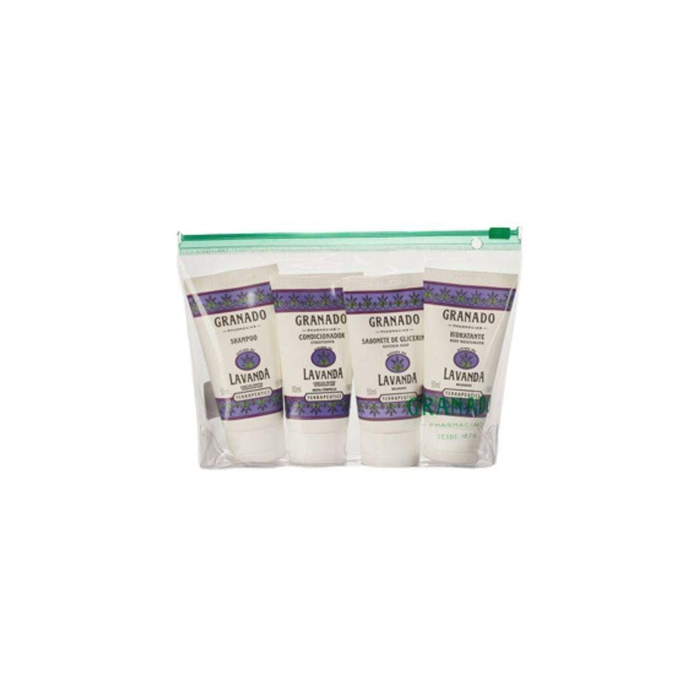 Kit Miniaturas Granado Lavanda 4x50ml c/ Necessaire
