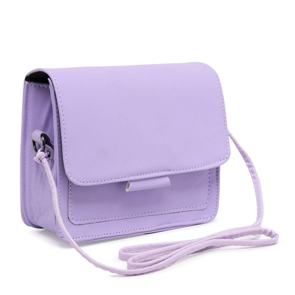 Bolsa Mini Feminina Alça Transversal Irene Lilas