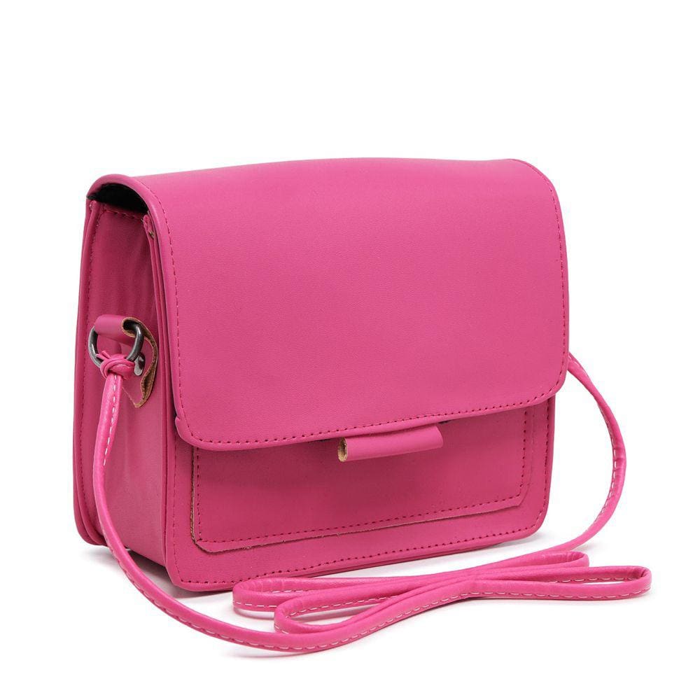 Bolsa Mini Feminina Alça Transversal Irene Pink