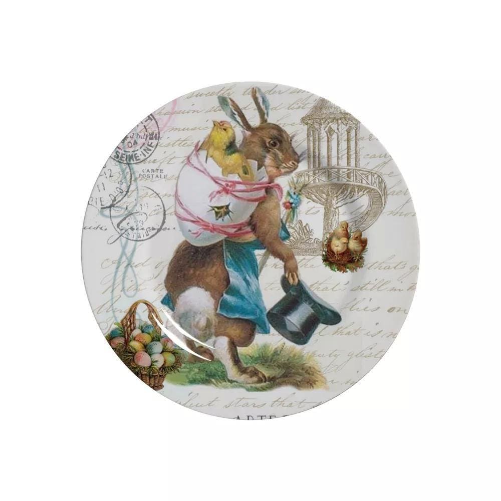 Prato Sobremesa Easter Vintage Pascoa Alleanza 6 un