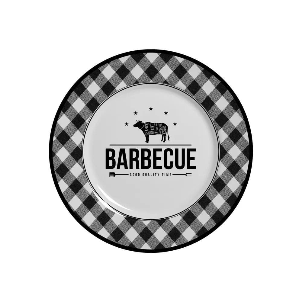 Prato Sobremesa Barbecue Churrasco Alleanza 6 un