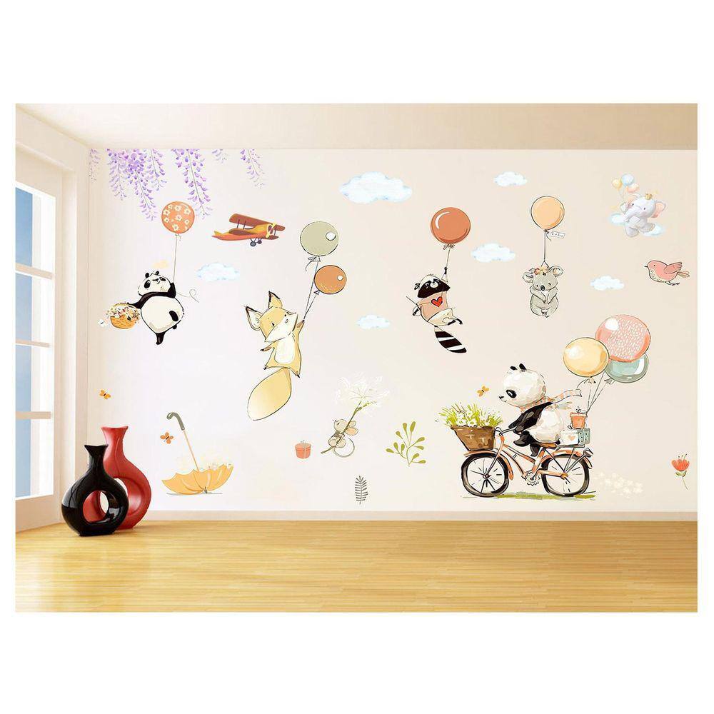 Papel De Parede 3D Infantil Bichinos Floresta 3,5M Azs371