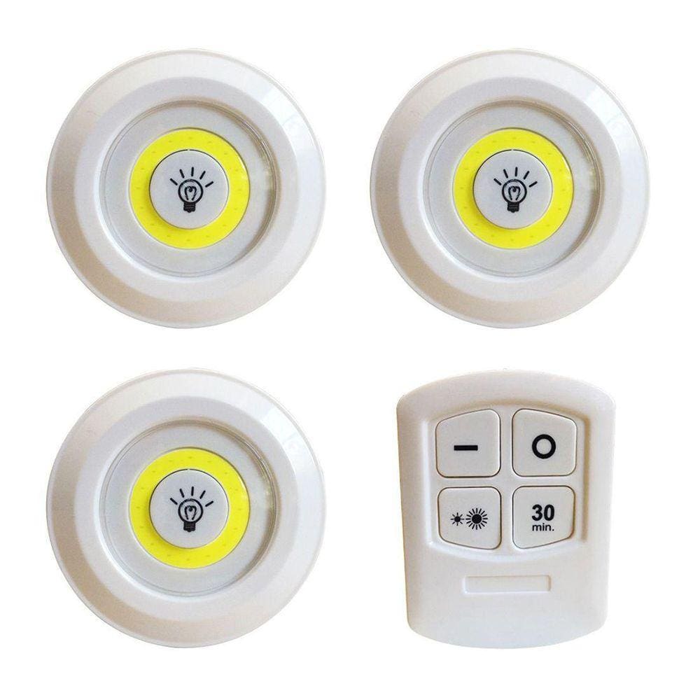 Kit 3 Lampadas Luminaria Led Spot SFio controle 15W