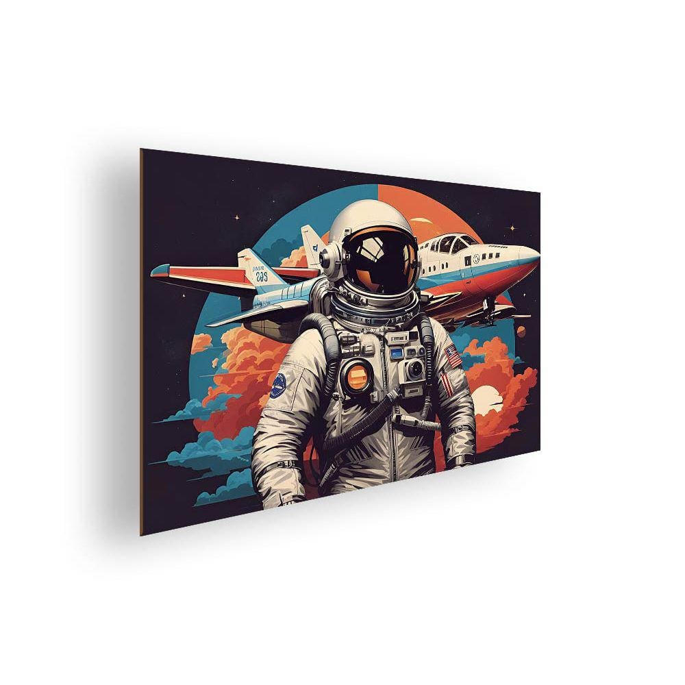 Quadro/Placa Decorativa MDF 20x28 Astronauta