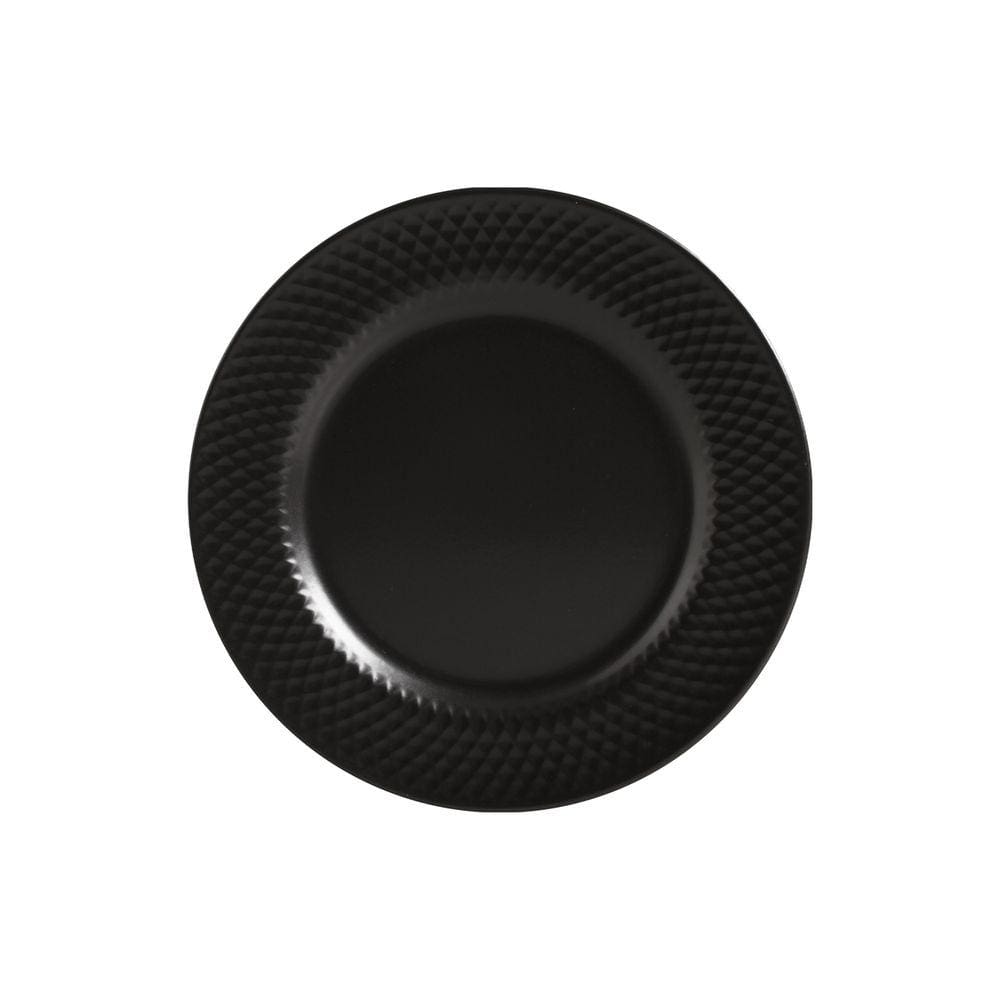 Prato Sobremesa Black Acetinado Alleanza 6 un