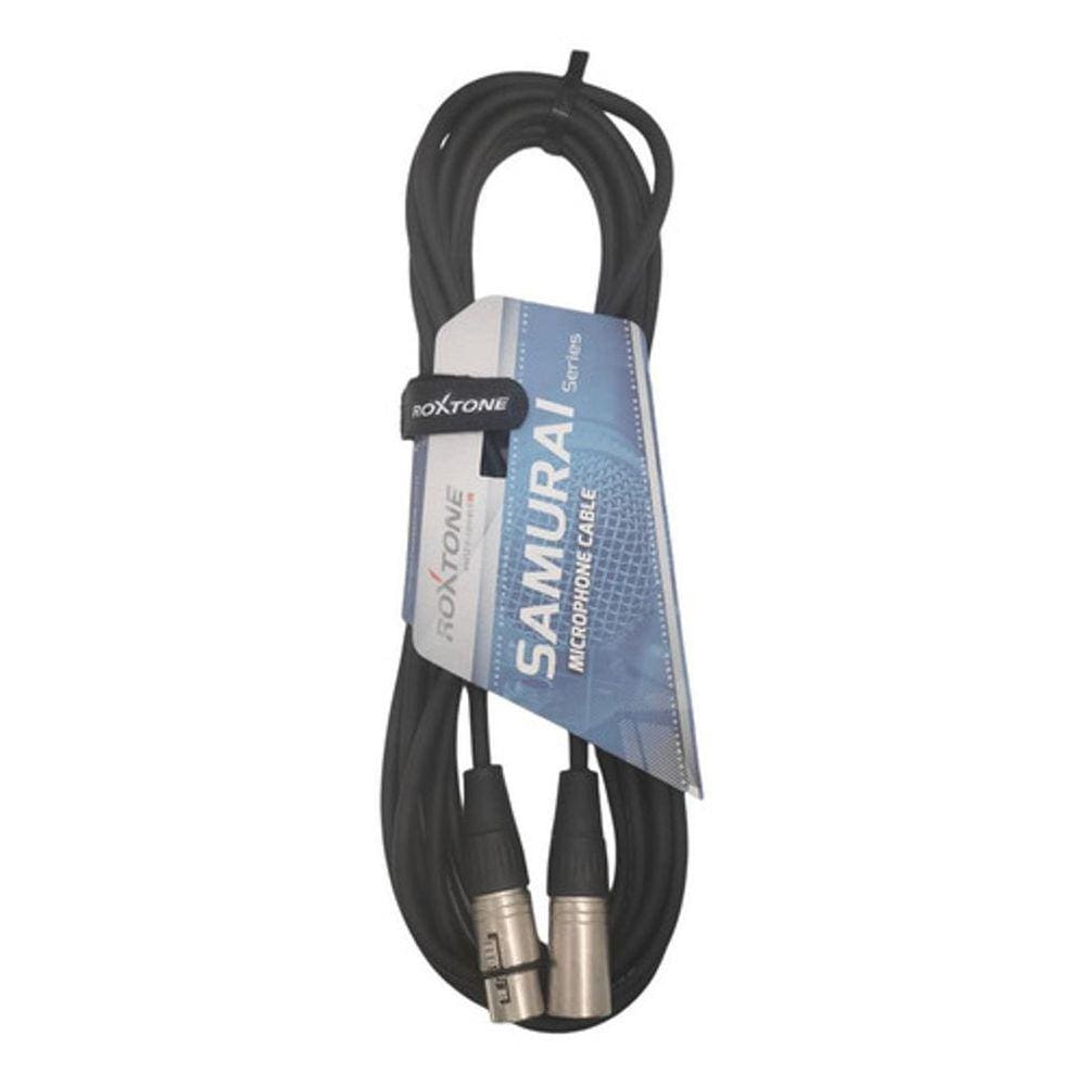 Cabo Microfone Smxx200l5 XLR Macho X XLR Fêmea 5m Roxtone