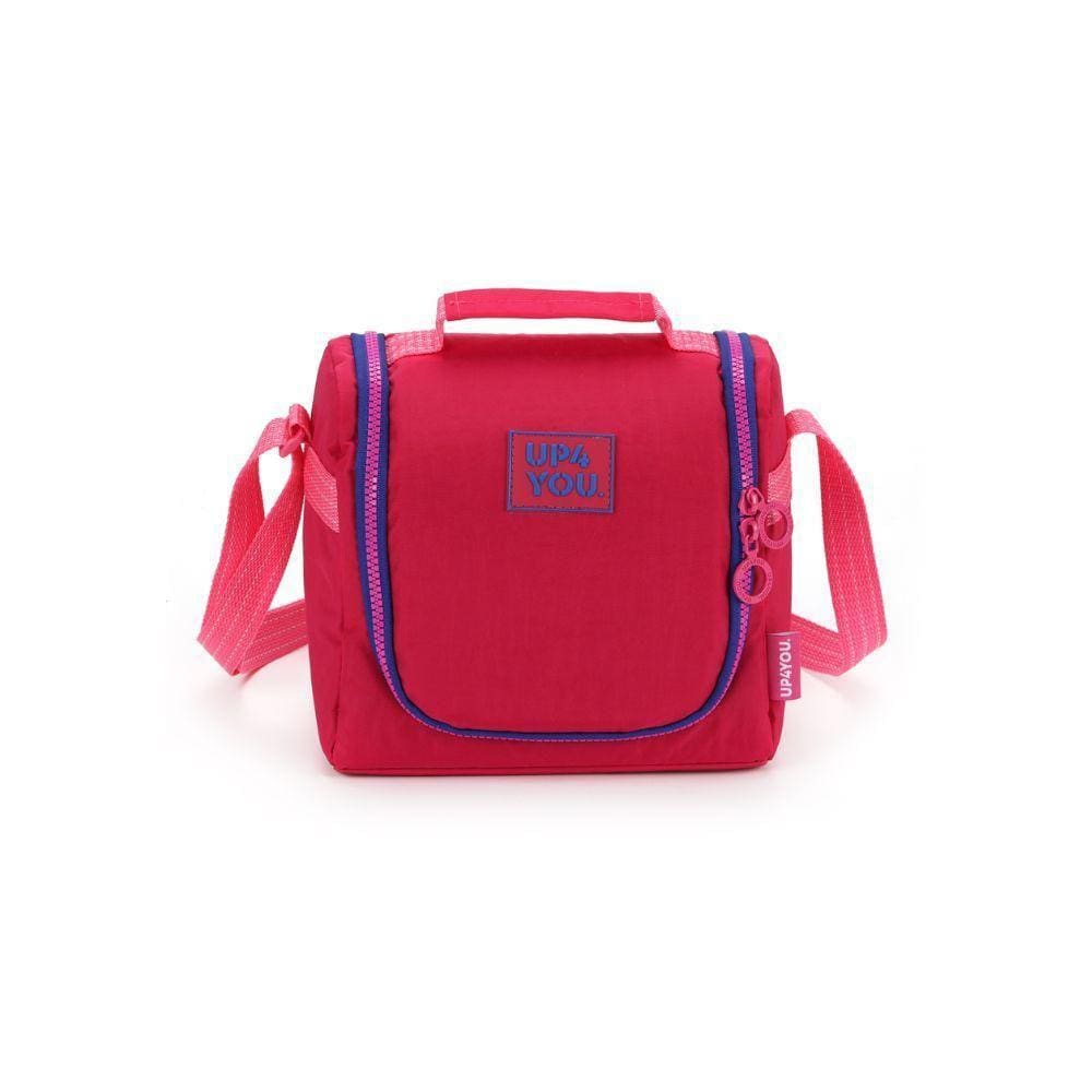 Bolsa Térmica Infantil Rosa 23x22x14cm 200g 100% Poliéster