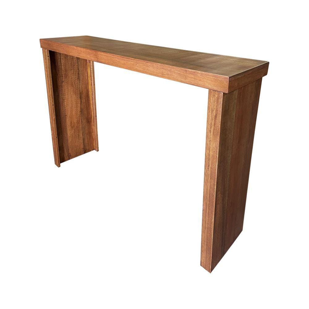 Bancada Gourmet Balcão em U Gourmet Madeira Maciça 120x41cm