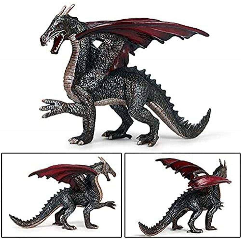 Estatueta de dragão Estatueta de dragão mágica realista