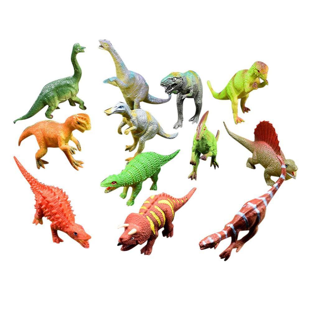 12pcs brinquedo de dinossauro educacional crianças criança realista brinquedo figuras de dinossauro legal