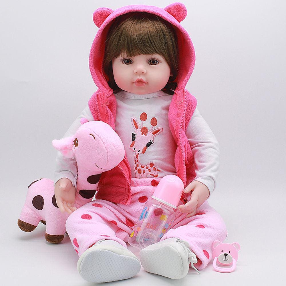 A boneca Cute Reborn é o melhor presente para crianças de 46 cm