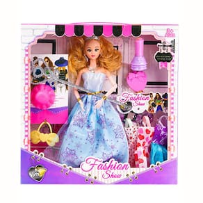 Barbie Barbie boneca conjunto de modas e acessórios brinquedo para g