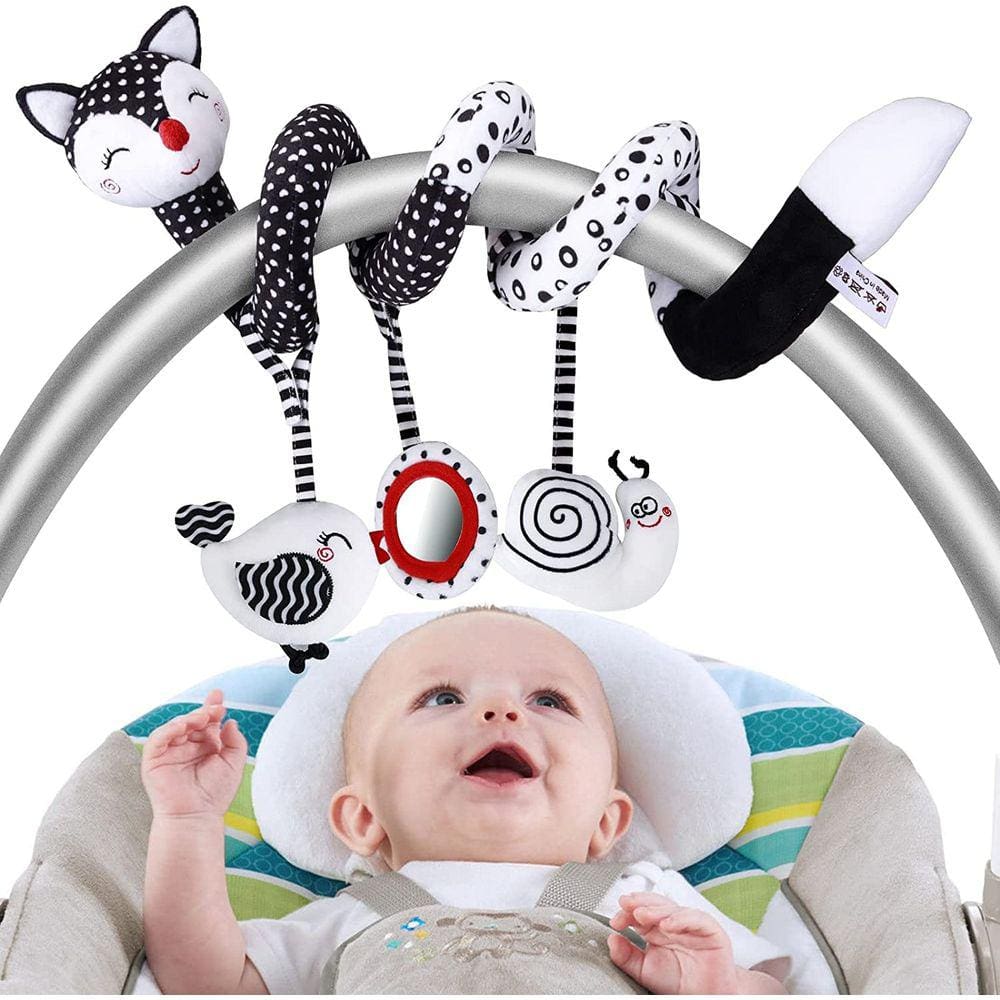 Brinquedos de bebê de carrinho de bebê em espiral : espiral de amento de recém-nascido