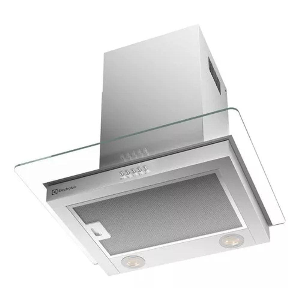 Coifa Depurador Exaustor 60cm Vidro Luz Led 220v Electrolux