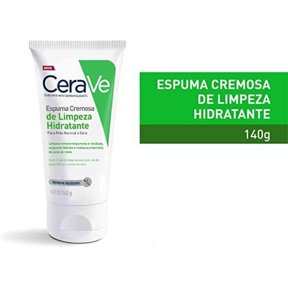 Cerave Espuma Creme De Limpeza Hidratante 140G