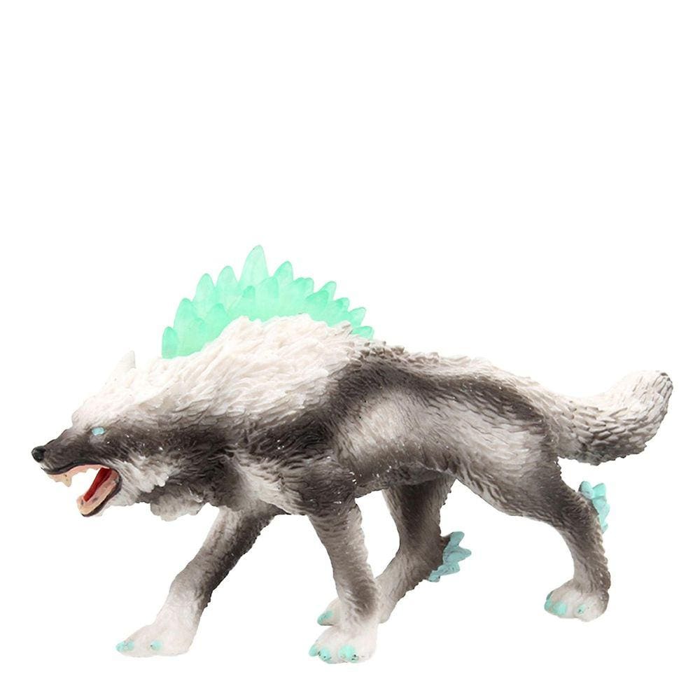 Snow Wolf Lifelike Werewolf Model Toy Alta Simulação Decoração de Forma Animal