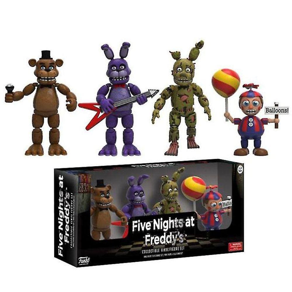 Kit 5 Bonecos Animatronics Five Nights At Freddy's