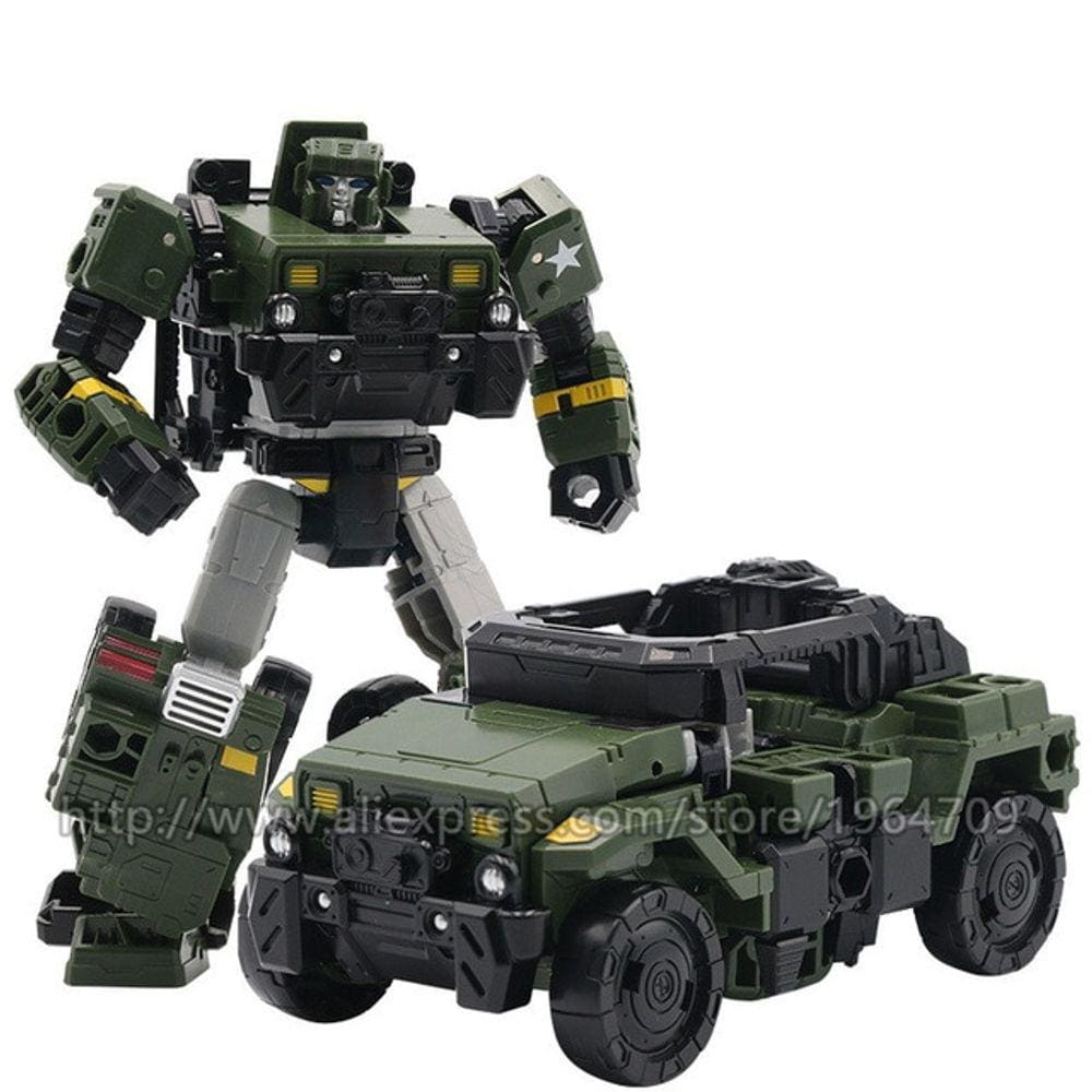 18cm Transformação Brinquedos Boy Alloy Edition Anime KO Action Action Figure Car Tank Modelo Kids Gift H6002-9a| Figuras de Ação