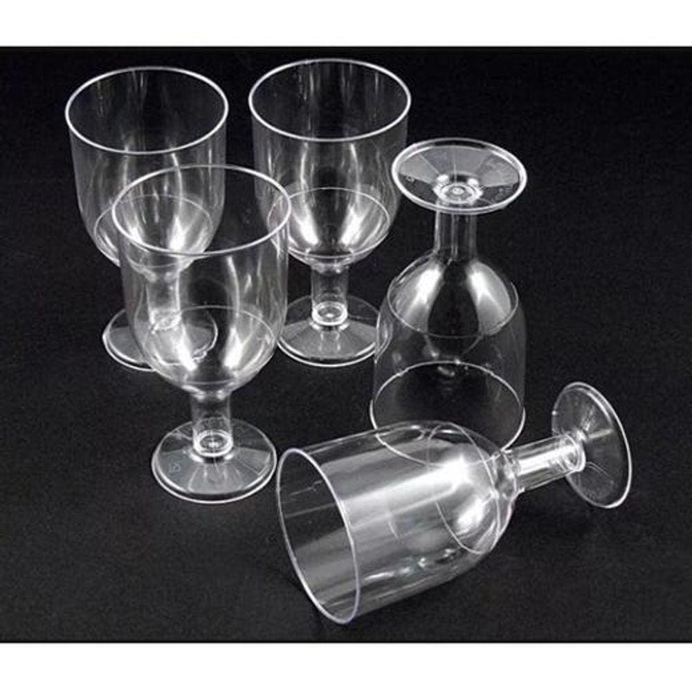 Taça Acrílico Doces Bebidas Cristal 50ml Branco 40 Peças