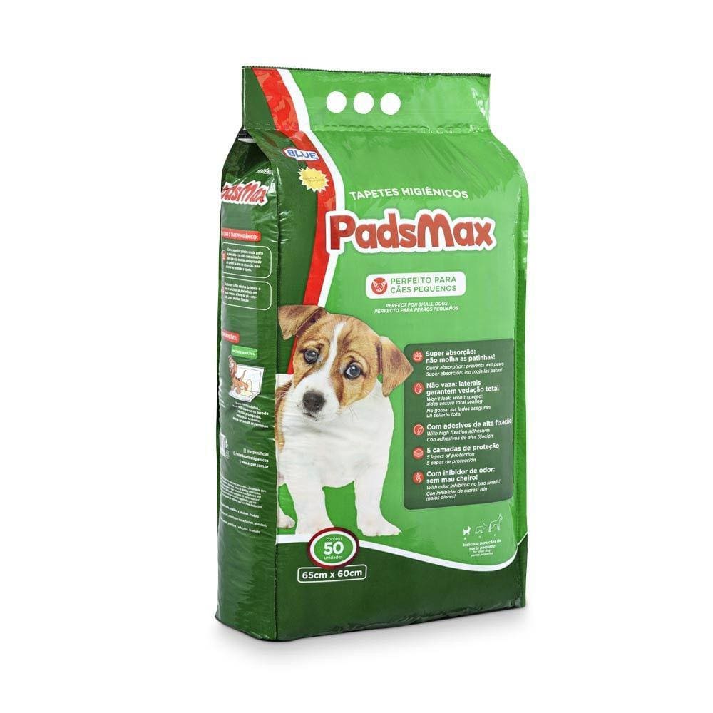 Tapete Higiênico para Pet Pads Max 65x60cm 50 unidades Blue Mimo - 3